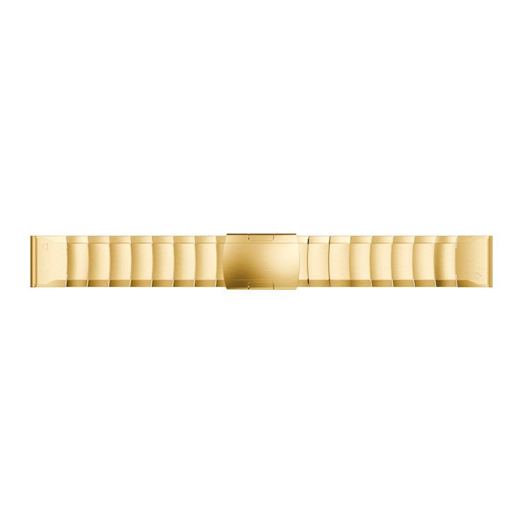 For Garmin QuickFit 20mm Kalebol Turtle Back Buckle Stainless Steel Watch Band(Gold) - free shipping - PMc TechLife - Order now!
