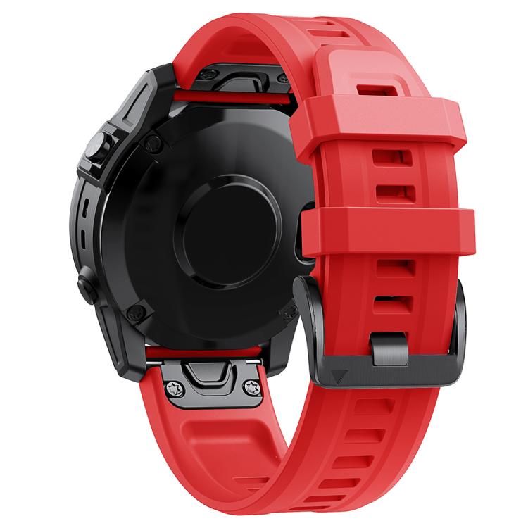 For Garmin QuickFit 22mm Kalebol Ladder Silicone Watch Band(Red) - free shipping - PMc TechLife - Order now!