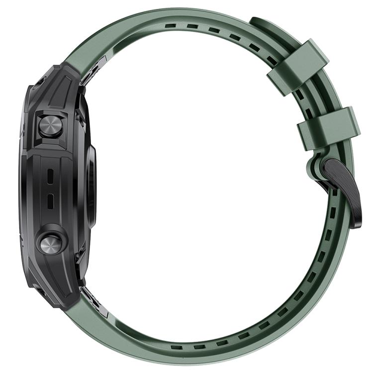 For Garmin QuickFit 22mm Kalebol Ladder Silicone Watch Band(Army Green) - free shipping - PMc TechLife - Order now!