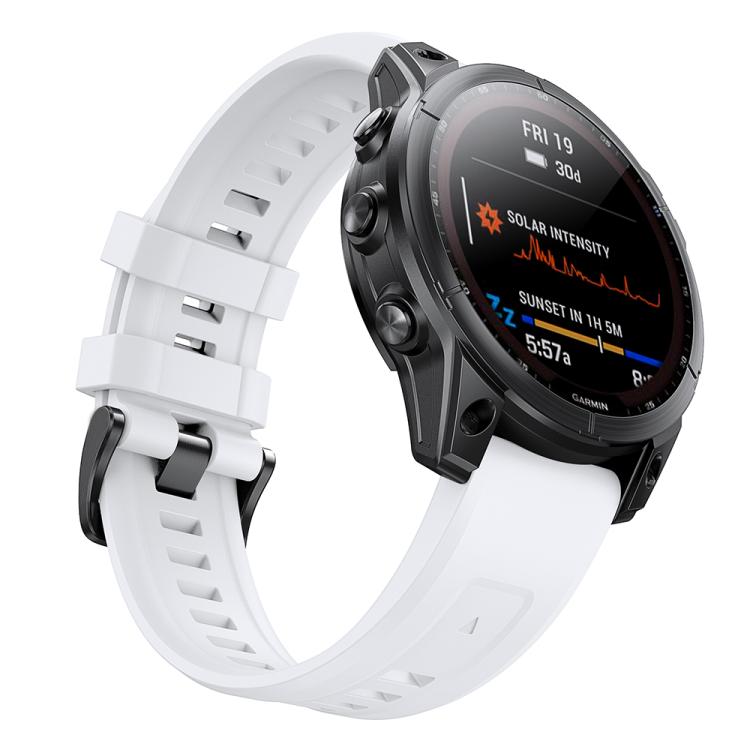 For Garmin QuickFit 26mm Kalebol Ladder Silicone Watch Band(White) - free shipping - PMc TechLife - Order now!