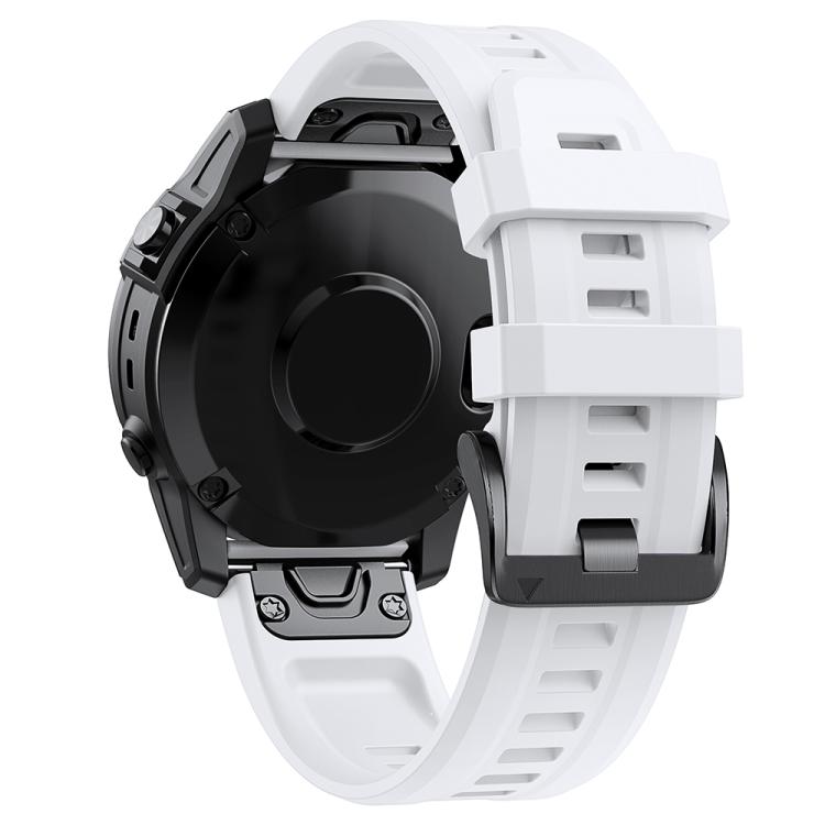 For Garmin QuickFit 26mm Kalebol Ladder Silicone Watch Band(White) - free shipping - PMc TechLife - Order now!