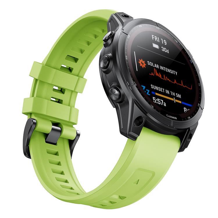 For Garmin QuickFit 26mm Kalebol Ladder Silicone Watch Band(Blue Green) - free shipping - PMc TechLife - Order now!