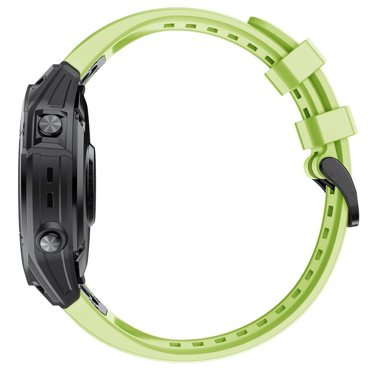 For Garmin QuickFit 26mm Kalebol Ladder Silicone Watch Band(Blue Green) - free shipping - PMc TechLife - Order now!