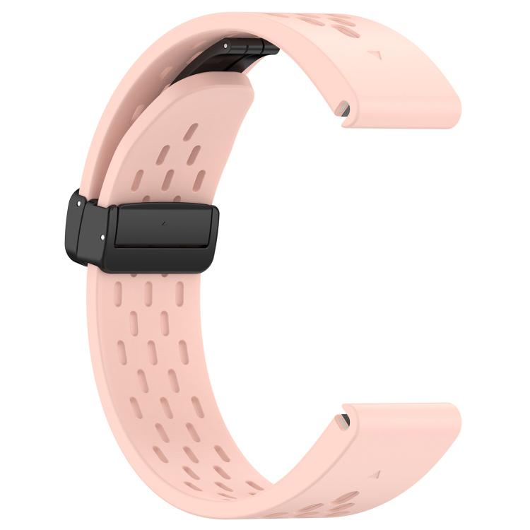 For Garmin QuickFit 26mm Kalebol Magnetic Buckle Silicone Watch Band(Light Pink) - free shipping - PMc TechLife - Order now!