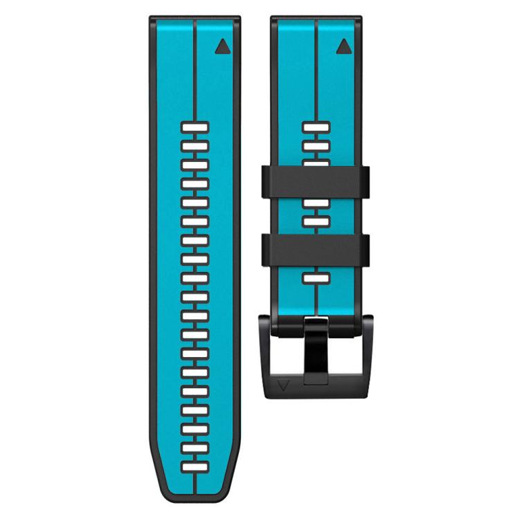 For Garmin QuickFit 22mm Kalebol Two-color Pin Silicone Watch Band(Sky Blue) - free shipping - PMc TechLife - Order now!
