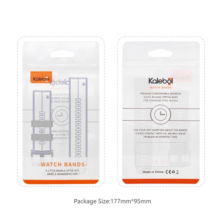 For Garmin QuickFit 22mm Kalebol Two-color Pin Silicone Watch Band(Sky Blue) - free shipping - PMc TechLife - Order now!