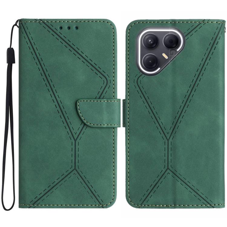 For Tecno Pova 7 5G Stitching Embossed Leather Phone Case(Green) - free shipping - PMC TechLife - Order now!