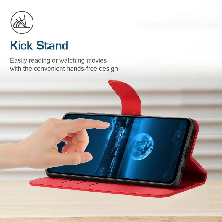 For Tecno Spark 40 Pro 4G Stitching Embossed Leather Phone Case(Red) - free shipping - PMC TechLife - Order now!