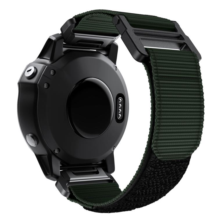 For Garmin QuickFit 26mm Kalebol Loop Nylon Buckle Watch Band(Army Green) - free shipping - PMc TechLife - Order now!