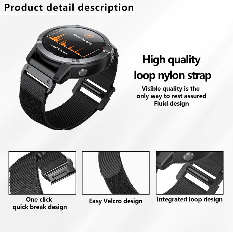 For Garmin QuickFit 26mm Kalebol Loop Nylon Buckle Watch Band(Army Green) - free shipping - PMc TechLife - Order now!