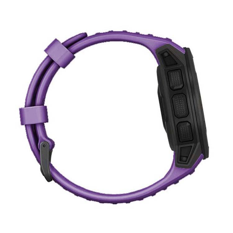 For Garmin Instinct 22mm Kalebol Steel Buckle Silicone Watch Band(Purple) - free shipping - PMc TechLife - Order now!
