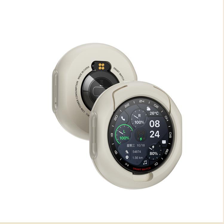 D9 1.46 inch 2 in 1 Bluetooth Earphone Smart Watch, Support Bluetooth Call / NFC / Heart Rate(Silver) - free shipping - PMC TechLife - Order now!
