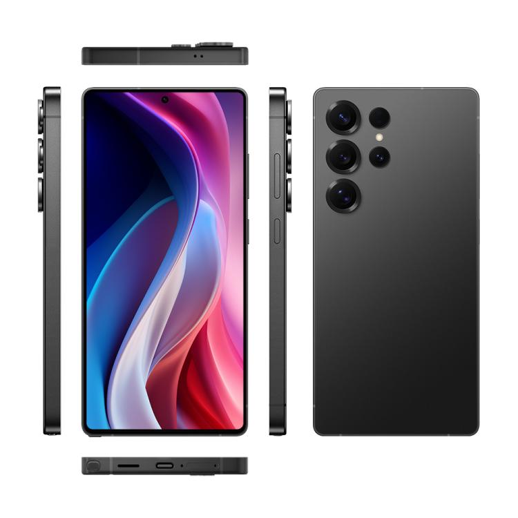 F102 / S25 Ultra, 4GB+64GB, 6.75 inch Android 11 MTK6762 Octa Core, Network: 4G, Dual SIM, Support Wireless Charging, Plug:US Plug(Titanium Black) - free shipping - PMc TechLife - Order now!
