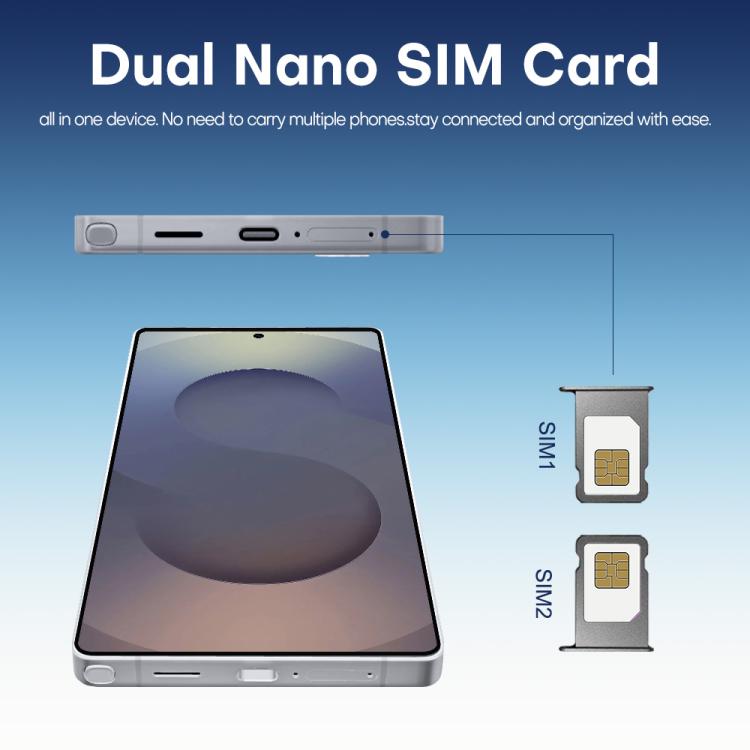 F102 / S25 Ultra, 4GB+64GB, 6.75 inch Android 11 MTK6762 Octa Core, Network: 4G, Dual SIM, Support Wireless Charging, Plug:US Plug(Titanium Blue) - free shipping - PMc TechLife - Order now!