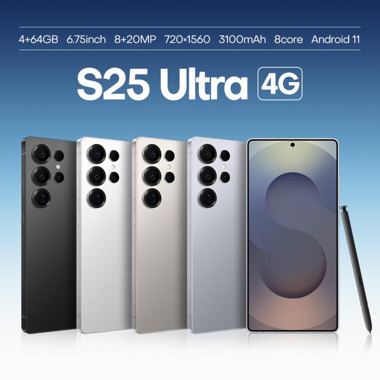 F102 / S25 Ultra, 4GB+64GB, 6.75 inch Android 11 MTK6762 Octa Core, Network: 4G, Dual SIM, Support Wireless Charging, Plug:AU Plug(Titanium Grey) - free shipping - PMc TechLife - Order now!