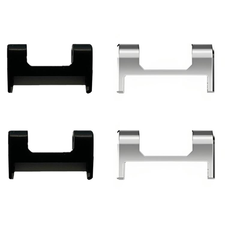 For Amazfit T-Rex 1 Pair Metal Watch Band Connector with Screwdriver(Black) - For Amazfit by PMc TechLife | Online Shopping South Africa | PMc TechLife | Buy Now Pay Later Mobicred