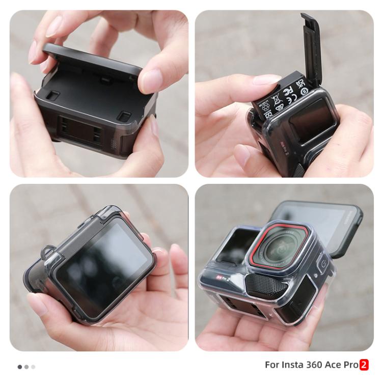 For Insta360 Ace / Ace Pro / Pro 2 Body Soft TPU Protective Case with Lens Cover(Transparent) - free shipping - PMC TechLife - Order now!