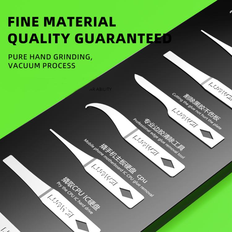 LUOWEI LW-K1 4 in 1 Motherboard CPU IC Glue Quicky Remove Maintenance Knife Set - free shipping - PMC TechLife - Order now!
