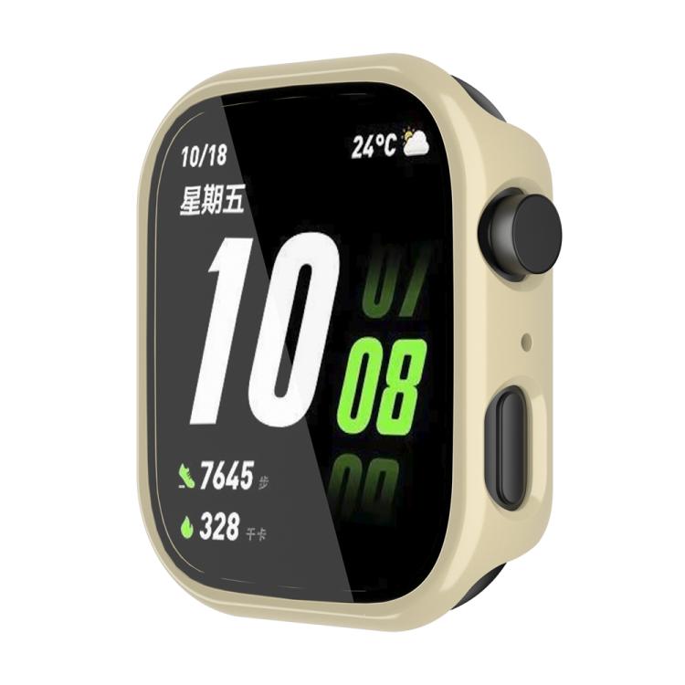 For Honor ROSSINI 2i Tempered Film Integrated PC Watch Protective Case(Ivory White) - Watch Cases by PMC TechLife | Online Shopping South Africa | PMC TechLife | Buy Now Pay Later Mobicred