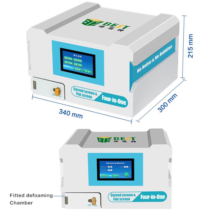 BEST B-528 4 in 1 7 inch Intelligent Laminating and Defoaming Machine Built-in Vacuum Pump, Plug:US Plug - free shipping - PMC TechLife - Order now!