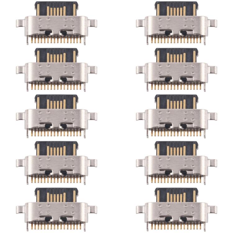 For Motorola Moto G8 Play 10pcs Original Charging Port Connector - Others by PMc TechLife | Online Shopping South Africa | PMc TechLife | Buy Now Pay Later Mobicred