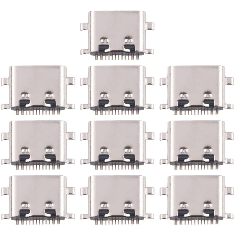 10pcs Original 12 Pin Charging Port Connector, Model:Four Pins Lower - Single Tail Connector by PMc TechLife | Online Shopping South Africa | PMc TechLife | Buy Now Pay Later Mobicred