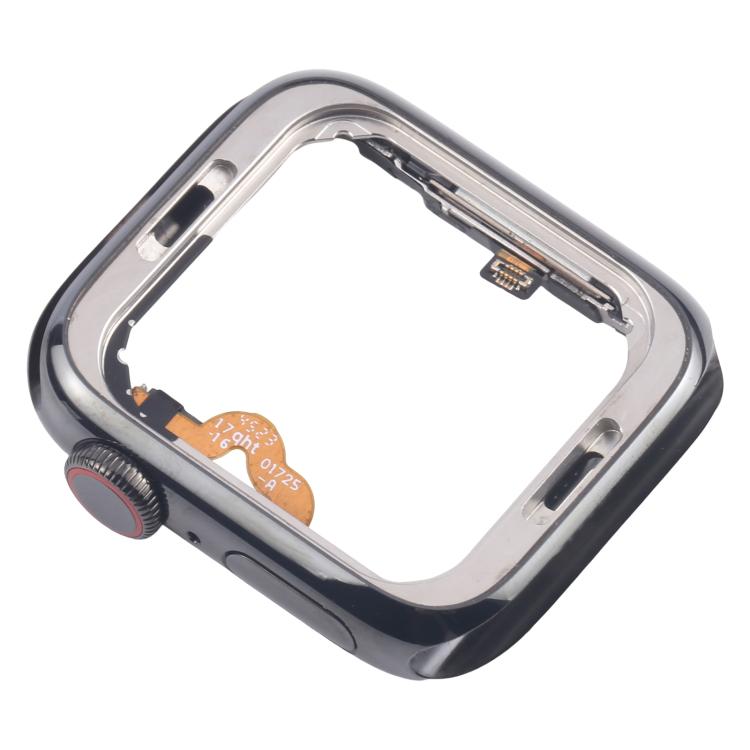 For Apple Watch Series 5 44mm LTE Graphite Steel Middle Frame Bezel Plate with Crown Spin Axis Flex Cable - Middle Frame by PMc TechLife | Online Shopping South Africa | PMc TechLife | Buy Now Pay Later Mobicred