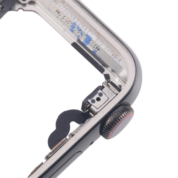 For Apple Watch Series 5 44mm LTE Graphite Steel Middle Frame Bezel Plate with Crown Spin Axis Flex Cable - Middle Frame by PMc TechLife | Online Shopping South Africa | PMc TechLife | Buy Now Pay Later Mobicred