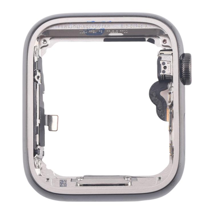 For Apple Watch Series 4 44mm LTE Graphite Steel Middle Frame Bezel Plate with Crown Spin Axis Flex Cable - Middle Frame by PMc TechLife | Online Shopping South Africa | PMc TechLife | Buy Now Pay Later Mobicred
