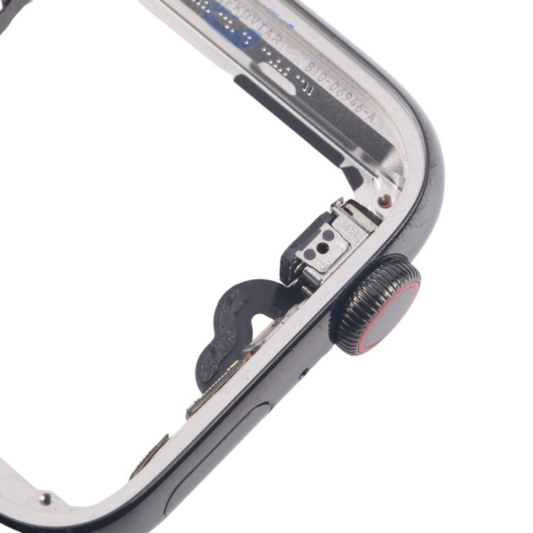 For Apple Watch Series 4 44mm LTE Graphite Steel Middle Frame Bezel Plate with Crown Spin Axis Flex Cable - Middle Frame by PMc TechLife | Online Shopping South Africa | PMc TechLife | Buy Now Pay Later Mobicred