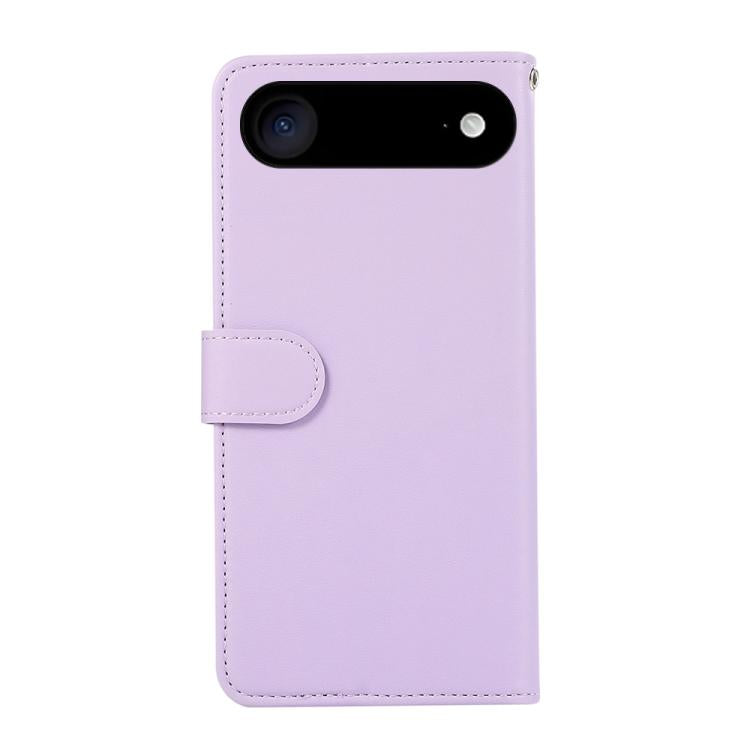 For iPhone 17 Air ABEEL Delicate Texture Splicing RFID Leather Phone Case(Purple) - free shipping - PMc TechLife - Order now!
