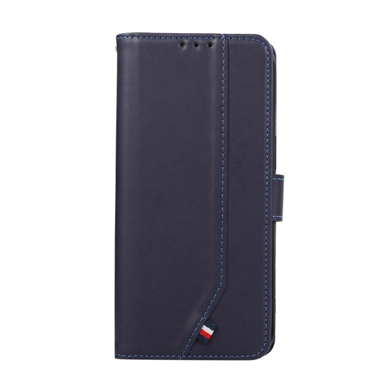 For iPhone 17 Air ABEEL Delicate Texture Splicing RFID Leather Phone Case(Blue) - free shipping - PMc TechLife - Order now!