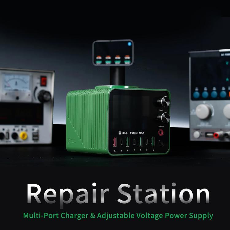 2UUL PC01 POWER MAX 200W Multi-Port Charger Adjustable Voltage Power Supply, Plug:US Plug - free shipping - PMC TechLife - Order now!