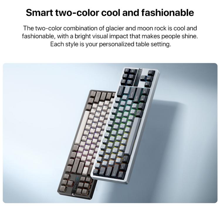 Xiaomi Mechanical Keyboard MK71 Pro Wired / 2.4G / Bluetooth Triple Mode Gaming Keyboard(Glacier) - free shipping - PMc TechLife - Order now!