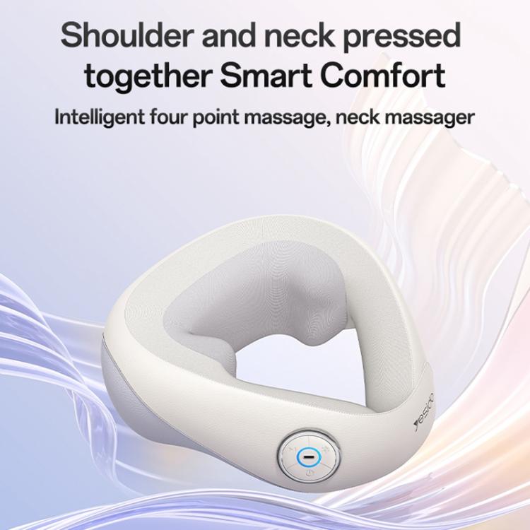 Yesido MG14 Heat Therapy Electric Neck Massager(White) - free shipping - PMC TechLife - Order now!