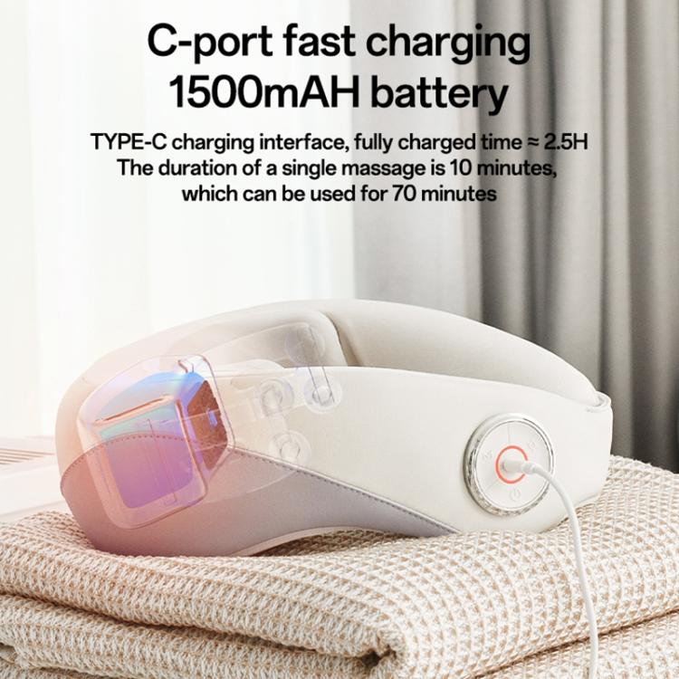 Yesido MG14 Heat Therapy Electric Neck Massager(White) - free shipping - PMC TechLife - Order now!