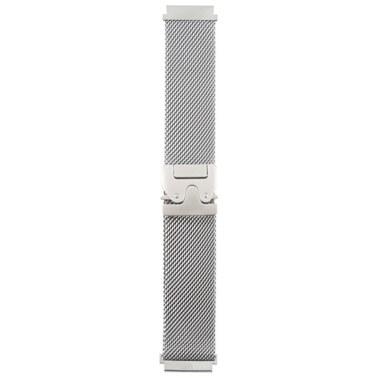 22mm Parachute Buckle Milanese Metal Steel Mesh Watch Band(Silver) - free shipping - PMC TechLife - Order now!