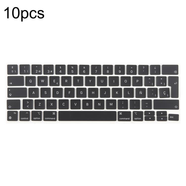 For MacBook A2251 A2289 A2238 A2338 10pcs UK Big Enter Version Keycaps, Language:Spain - free shipping - PMc TechLife - Order now!