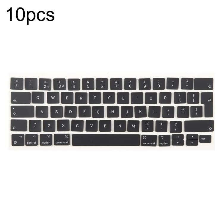 For MacBook A2251 A2289 A2238 A2338 10pcs UK Big Enter Version Keycaps, Language:English - Keyboard by PMc TechLife | Online Shopping South Africa | PMc TechLife | Buy Now Pay Later Mobicred