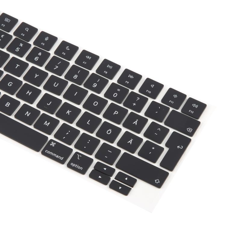 For MacBook A2681 A2941 A3113  A3114 10pcs UK Big Enter Version Keycaps, Language:Sweden - free shipping - PMc TechLife - Order now!