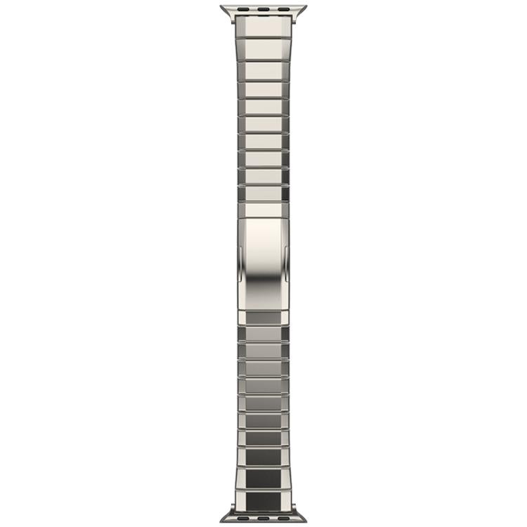 For Apple Watch 46mm / 49mm / 45mm / 44mm One-Bead Pure Titanium Buckle Watch Band(Titanium) - free shipping - PMc TechLife - Order now!