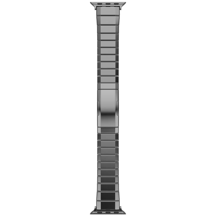 For Apple Watch 42mm / 41mm / 40mm / 38mm One-Bead Pure Titanium Buckle Watch Band(Grey) - free shipping - PMc TechLife - Order now!