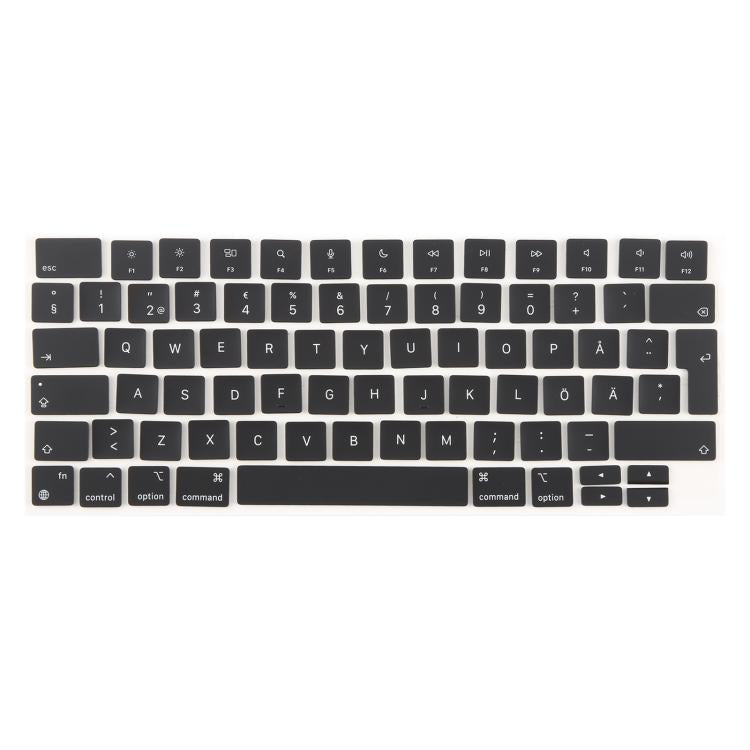 For MacBook A2442 A2485 A2779 A2780 A2991 A2992 A2918 UK Big Enter Version Keycaps, Language:Sweden - free shipping - PMc TechLife - Order now!