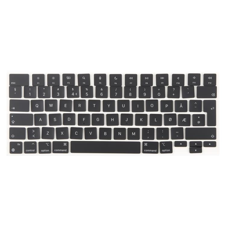 For MacBook A2442 A2485 A2779 A2780 A2991 A2992 A2918 UK Big Enter Version Keycaps, Language:Norway - free shipping - PMc TechLife - Order now!
