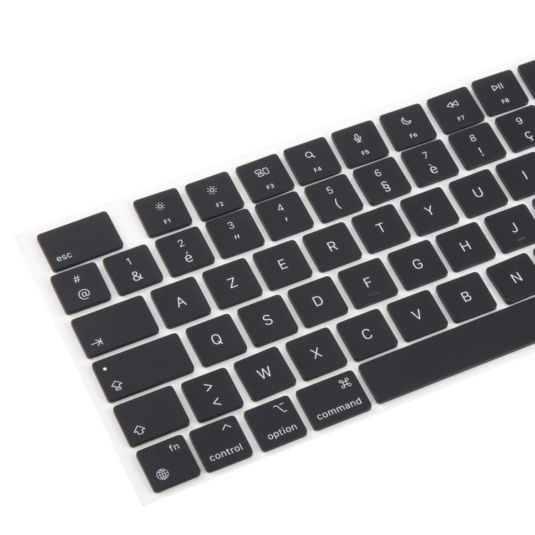 For MacBook A2442 A2485 A2779 A2780 A2991 A2992 A2918 10pcs UK Big Enter Version Keycaps, Language:French - free shipping - PMc TechLife - Order now!