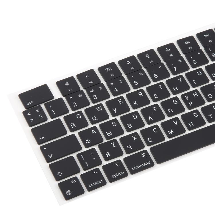 For MacBook A2442 A2485 A2779 A2780 A2991 A2992 A2918 10pcs UK Big Enter Version Keycaps, Language:Russian - free shipping - PMc TechLife - Order now!