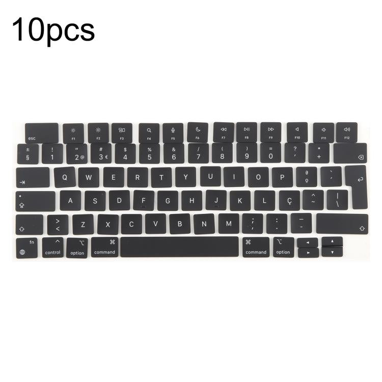 For MacBook A2442 A2485 A2779 A2780 A2991 A2992 A2918 10pcs UK Big Enter Version Keycaps, Language:Portugal - free shipping - PMc TechLife - Order now!