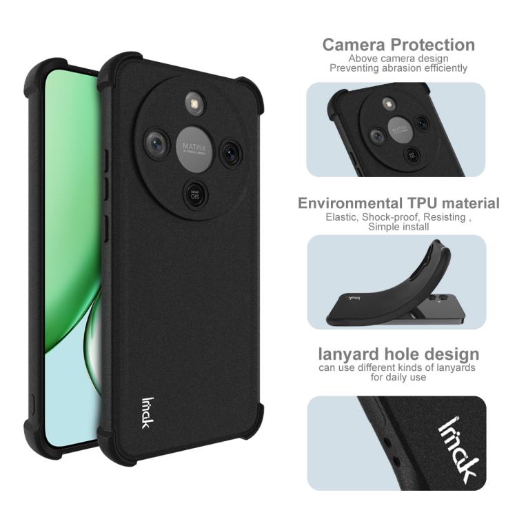 For Honor X70 5G imak Shockproof Airbag TPU Phone Case(Matte Black) - free shipping - PMC TechLife - Order now!