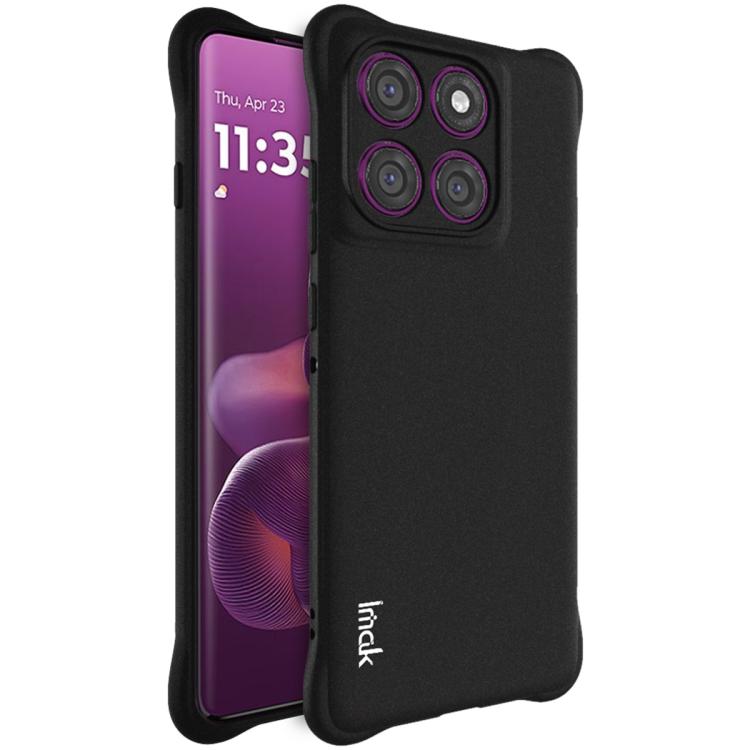 For Motorola Edge 60 Pro imak Shockproof Airbag TPU Phone Case(Matte Black) - free shipping - PMC TechLife - Order now!