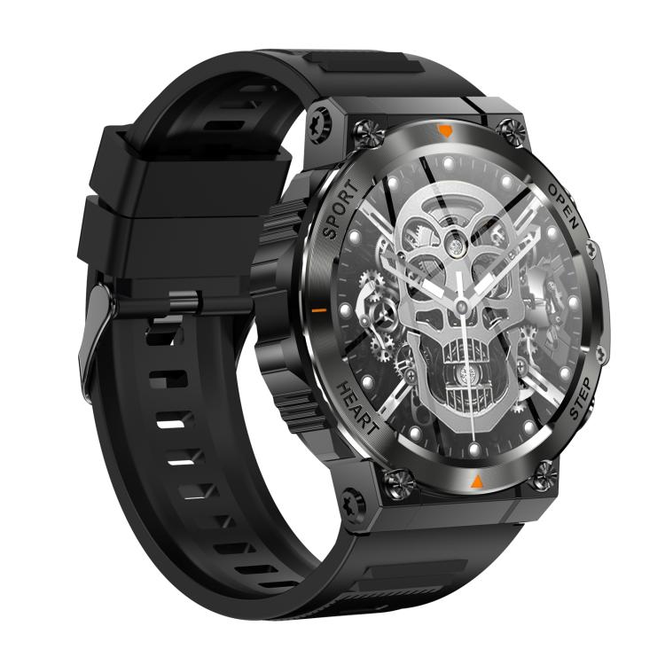AK61 BT Call Smart Watch, Support Blood Pressure / Heart Rate / Sports Wellness Tracking Fitness Tracker(Black Silicone) - free shipping - PMC TechLife - Order now!